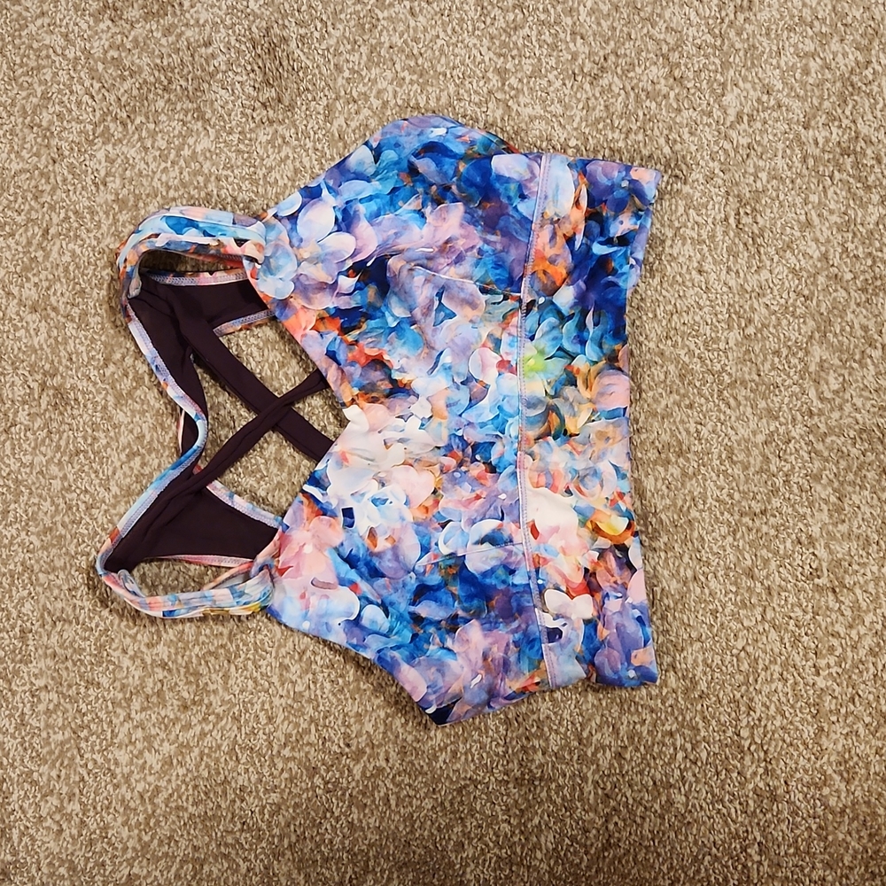 Born Primitive Multicolor Sports Bra, Size Small